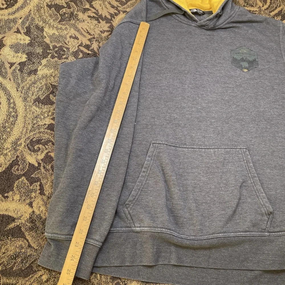 The North Face Pullover Gray Hoodie Great Smokey Mountain Mens Size XL